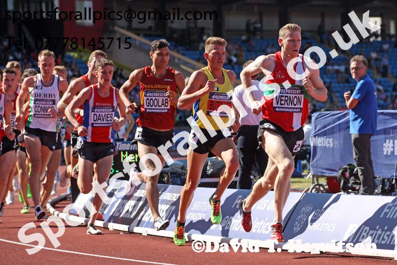 Mens 5000 metres, World Championship Team Trials, Alexander Stadium, Birmingham